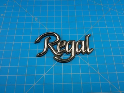 Vintage Buick Regal Chrome Emblem Badge Script Nameplate OEM Classic Car 1980s — 第 1/4 张图片