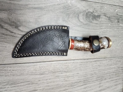 Stag Damascus Hunting Knife  - Image 1 of 4