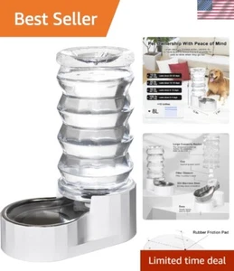 Durable 8L Stainless Steel Automatic Pet Water Dispenser for Dogs & Cats - Picture 1 of 10