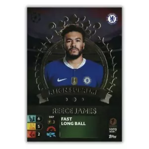 Reece James 2022/23 Topps Total Football Reece James Reign Supreme - Picture 1 of 4