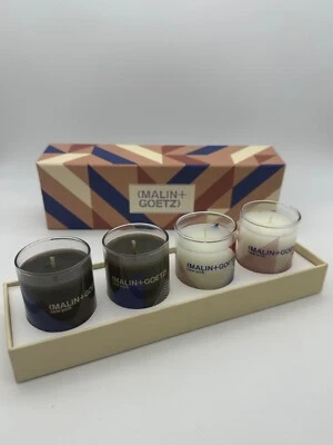 Malin + Goetz Duft The Mood Votiv Set Leder, Dark Rum, Bergamotte, Otto 2,35oz - Bild 1 von 3