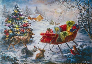 .PUZZLE.....JIGSAW....BOEHME....T'was The Night....500pc..Sealed - Picture 1 of 1