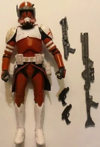 STAR WARS 6" CLONE COMMANDER FOX FIGURE 100% COMPLETE - Picture 1 of 2