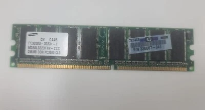 SAMSUNG PC3200U-30331-Z M368L3223FTN-CCC 256MB DDR PC3200 CL3 RAM - Image 1 of 4