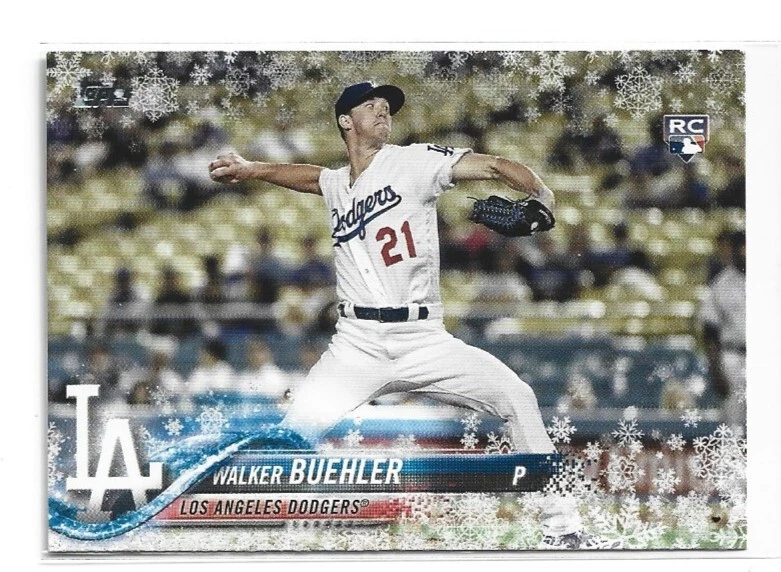 2018 Topps Holiday Mega Rookie Walker Buehler HMW61 - Image 1 of 1