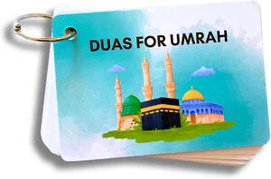 Umrah Dua Cards, Step by Step Guide Umrah Duas, Umrah Gift, Umrah Prayers and... - Picture 1 of 12