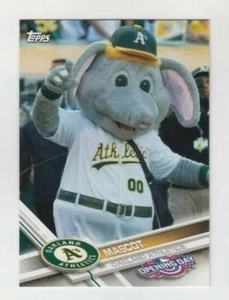 Oakland Athletics 2017 TOPPS OPENING DAY MASCOT CARD #M-17 - Picture 1 of 1
