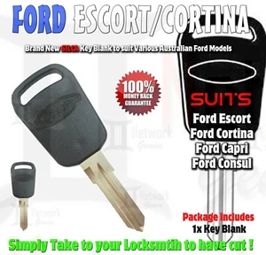 FORD ESCORT / CORTINA KEY BLANK BRAND NEW / UNCUT ( Au Seller ) - Picture 1 of 3