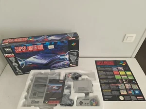 RARE NEUF SUPER NINTENDO SNES NES POWER STATION 16-BIT OVP Game boy Boxed boite - Foto 1 di 12