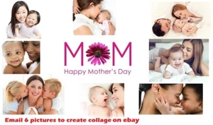 Mother's Day Edible Cake Topper Decoration w/ Your Pictures - Picture 1 of 1