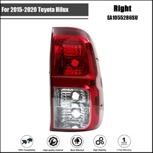 RH/Passenger Side Tail Light For Toyota Hilux 2015-2020 Black Red Rear Lamp - Picture 1 of 13