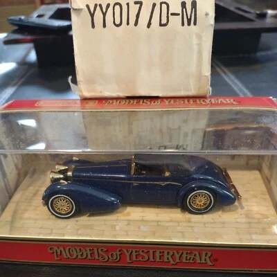 Matchbox Yesteryear YY017A/D 1938 HISPANO SUIZA NIB! - Image 1 of 4