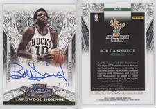 2013-14 Panini Crusade Hardwood Homage Auto Gold /10 Bob Dandridge #1 Auto HOF