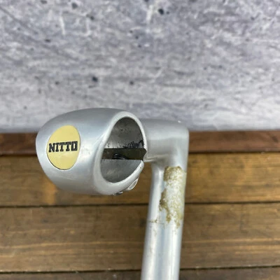 Vástago Nitto de colección 90 mm alcance 22,2 mm pluma 25,4 mm abrazadera carretera carrera T X B4 Foto 1 de 4