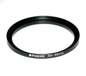 Polaroid Step-Up Aluminum Adapter Ring 55mm Lens To 58mm Filter Size - Picture 1 of 1