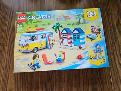 BEACH CAMPER VAN LEGO CREATOR 31138  new sealed retired - Image 1 of 4