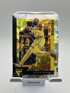 2020-21 Jaylen Brown Cracked Ice Prizm Panini Flux #8 Boston Celtics Berkeley