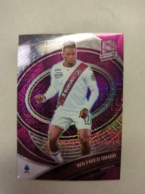 2021-22 Panini Chronicles Soccer WILFRIED SINGO Spectra #265 Purple Mojo - Image 1 of 2