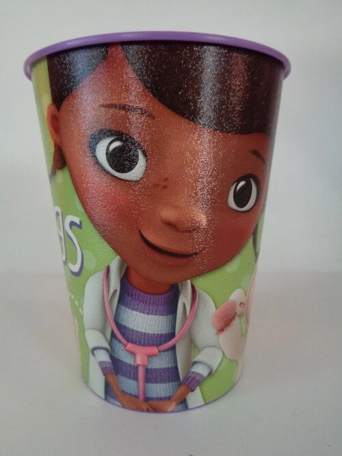 ONE x DISNEY DOC MCSTUFFINS LAMBIE STUFFY PLASTIC CUP, BPA FREE, 16oz NEW  - Image 1 of 3