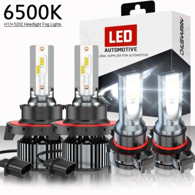 Combo faros LED + kit bombillas antiniebla para Jeep Gladiator 2020 2021 2022 Foto 1 de 4