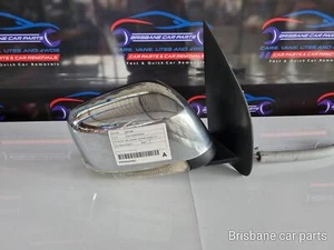 NISSAN NAVARA D40 09/2005-01/2010 RIGHT DOOR MIRROR 4WD MANUAL CHROME 20067 - Picture 1 of 12