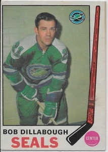 Tarjeta opcional Bob Dillabough 1969-70 O-Pee-Chee #150 sellos de Oakland - Imagen 1 de 1