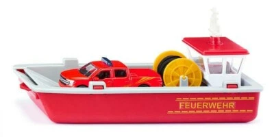 SIKU SUPER 1:50 IMBARCAZIONE DA LAVORO VIGILI DEL FUOCO FIRE BRIGADE BOAT 2117 - Immagine 1 di 3