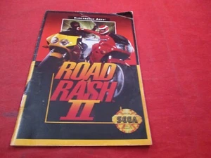 Road Rash II Sega Genesis Instruction Manual Booklet ONLY - Picture 1 of 4