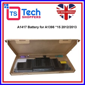 A1417 Battery for MacBook Pro 15" Retina A1398 Mid 2012 Early 2013 OEM - Picture 1 of 3