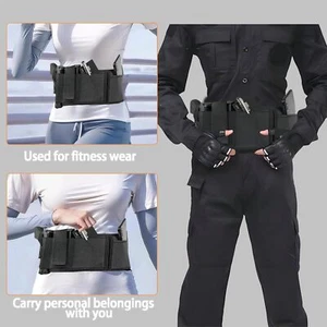 Tactical Concealed Carry Waist Band Pouch Gun Holster Right Hand IWB OWB Holster - Picture 1 of 14