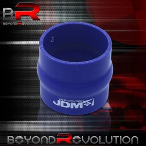 Adaptador de manguera acoplador de silicona azul recto de 3" turbo intercooler actualización - Imagen 1 de 3