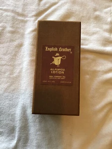 vintage advertising “English Leather “ Wooden Box - Picture 1 of 3