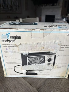 SEARS #28_21423 ELECTRONIC ENGINE ANALYZER VINTAGE W Box Excellent - Picture 1 of 8