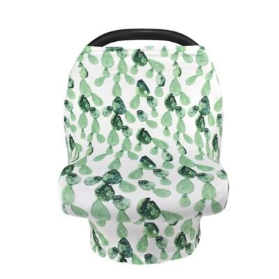Cubierta de lactancia elástica multiuso para bebé recién nacido bebé toldo asiento de coche cubiertas de carro Foto 1 de 2