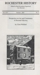 Rochester NY Clara Wolfard Perspective & Art and Community: Personal Odyssey - Picture 1 of 1