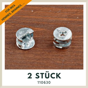 IKEA Ersatzteil #110630 | BESTA, HEMNES, ... Exzentermutter, Cam-Lock | 2 Stück - Bild 1 von 4