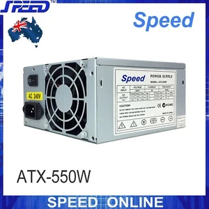 SPEED ATX-550W Desktop Computer PSU for Intel AMD PC Power Supply (550Watt) - Picture 1 of 3