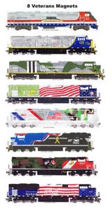 Locomotoras Veterans 8 imanes de Andy Fletcher - Imagen 1 de 1