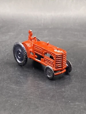 Vintage VTG Antimony Miniature Hand Painted Red Tractor Made In Japan Farm Toy - Image 1 of 4