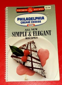 Kraft Philadelphia Cream Cheese All New SIMPLE & ELEGANT RECIPES 1990, Paperback - Picture 1 of 5