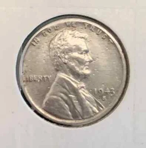 1943 S American Cent Plating Blisters Double-Struck Date & Minmark Plug Die EF - Picture 1 of 4