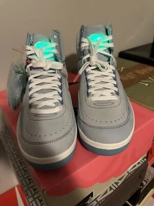 Nike Air Jordan 2 II Retro x J Balvin Blue 2022 Size 13 Men’s DQ7691-419 DS - Picture 1 of 7