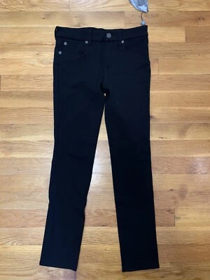 Jeans elásticos negros ajustados Seven 7 For All Mankind para niñas grandes talla 14 Foto 1 de 4