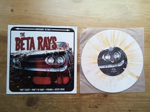 The Beta Rays Can't Sleep / Piranha Excellent 7" Single COLOURED Vinyl Record - Picture 1 of 2