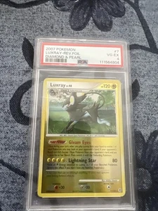 Luxray 7/130 Diamond and Pearl Reverse Holo PSA 4 - Picture 1 of 2