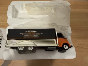 2001 Hot Wheels ‘38 Ford C.O.E. Box Truck Harley Davidson Set Black & Orange  - Picture 1 of 8