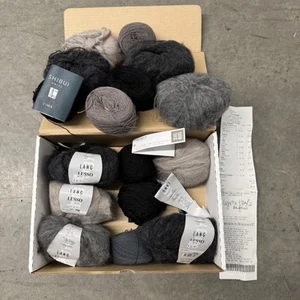 Lang Yarns Lusso & Shibui Knits Cima Lot of Yarn Wool Mohair Silk Camel Alpaca - Picture 1 of 12