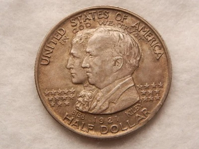1921 Alabama half dollar commemorative silver half dollar coin - Image 1 of 2