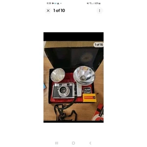 NIE BENUTZTE Kodak Signet 40 Kamera mit Blitz Vintage Fotoausrüstung - Bild 1 von 9