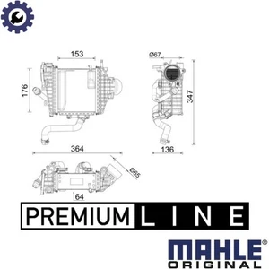 INTERCOOLER CHARGER CI 641 000P FOR MERCEDES-BENZ GLE OM 654.920 2.0L 4cyl GLE - Picture 1 of 18